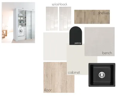 leanyer budget reno flip laundry closet Interior Design Mood Board by Sonya Ditto on Style Sourcebook