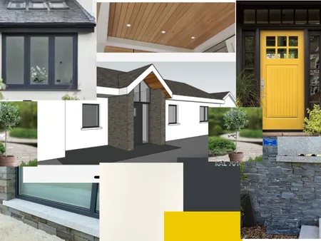 Mam Dad Yellow House Front Interior Design Mood Board by janice on Style Sourcebook