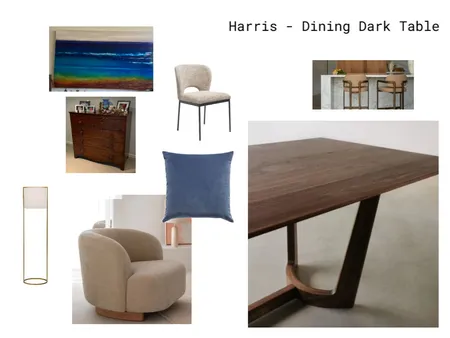 Harris Dining Dark Table Interior Design Mood Board by East Lane Home on Style Sourcebook