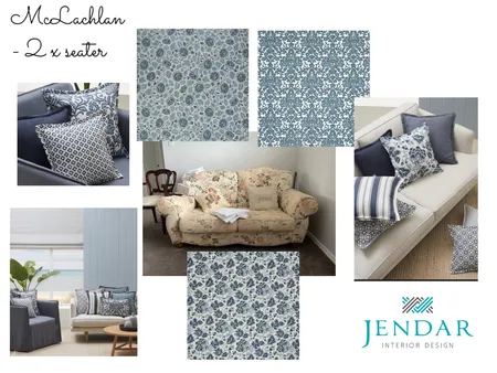 2 x seater Hampton Lounge Interior Design Mood Board by Jendar Interior Design on Style Sourcebook