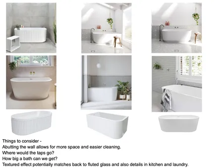Baths - Fluted and Plain Interior Design Mood Board by Jo Roberts on Style Sourcebook