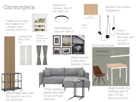 garsonjera Interior Design Mood Board by acikovic on Style Sourcebook