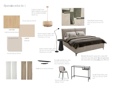 Spavaća soba br.2 Interior Design Mood Board by acikovic on Style Sourcebook