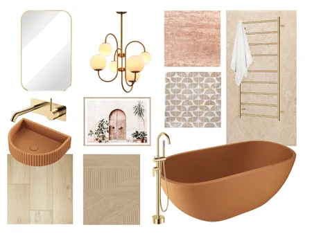 Orange Mediterranian v2 Interior Design Mood Board by Fienza on Style Sourcebook