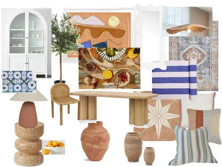 Mediterranean Sample Board Interior Design Mood Board by Sharon on Style Sourcebook