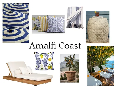 Amalfi Coast backyard - Renwick Project Interior Design Mood Board by KPP on Style Sourcebook