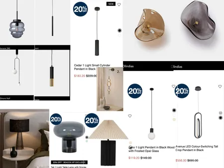 light options Interior Design Mood Board by JessMamone on Style Sourcebook