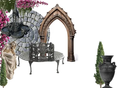 gothic shelter Interior Design Mood Board by sanabn on Style Sourcebook