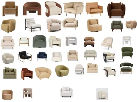 Occasional Chairs Interior Design Mood Board by info@boxcleverinteriors.com.au on Style Sourcebook