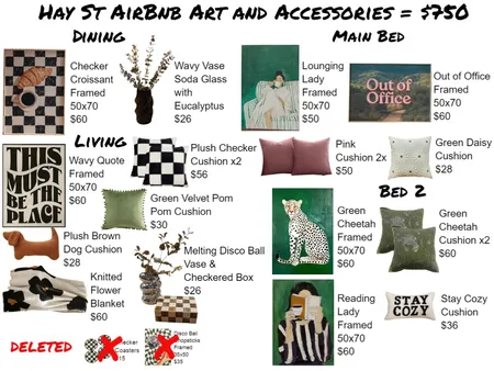 Homewares Hay St Air BnB Interior Design Mood Board by Katelyn Scanlan on Style Sourcebook