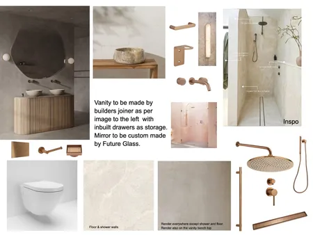 Master ensuite Interior Design Mood Board by Savannah Interior Design on Style Sourcebook