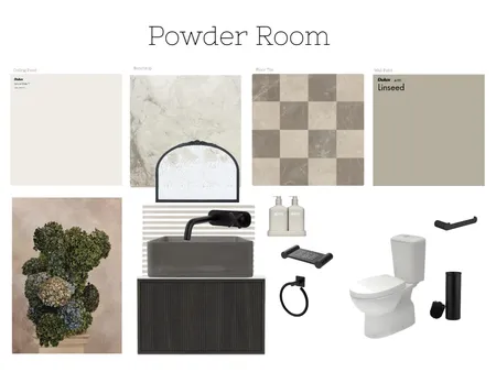 Powder Room Interior Design Mood Board by soriyacharlie on Style Sourcebook