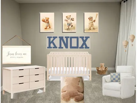 KNOX NURSERY south wall Interior Design Mood Board by AlexaWhitehurst on Style Sourcebook