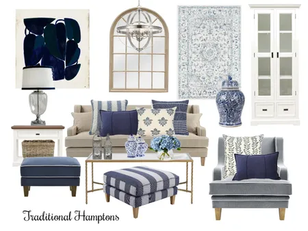 Traditional Beige Hamptons Living Interior Design Mood Board by Timeless Synergy Studio on Style Sourcebook