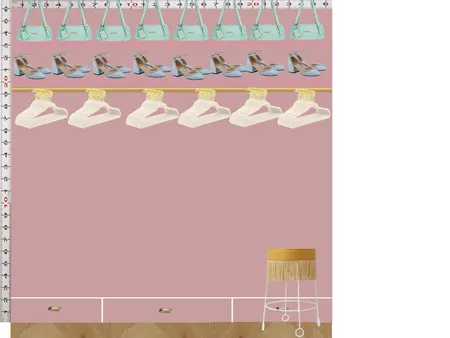 Closet Back Wall Mellow Mauve Interior Design Mood Board by dl2407 on Style Sourcebook