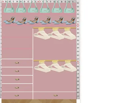 Closet Left Wall Mellow Mauve Interior Design Mood Board by dl2407 on Style Sourcebook