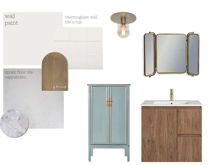 leanyer budget no demo bathroom Interior Design Mood Board by Sonya Ditto on Style Sourcebook