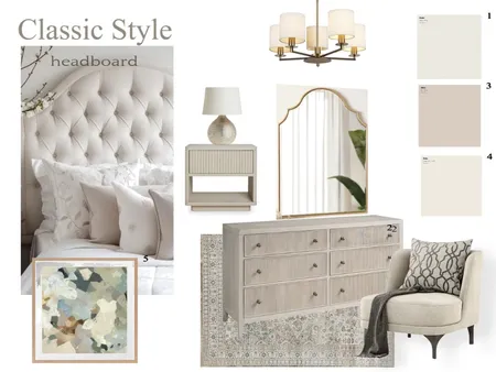 classic bedroom Interior Design Mood Board by dalia essam on Style Sourcebook