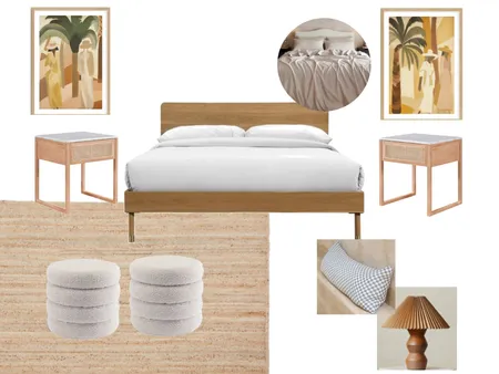 Bed 1 Interior Design Mood Board by Bianco Studio on Style Sourcebook