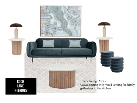 Lower Lounge Area - City Beach Interior Design Mood Board by CocoLane Interiors on Style Sourcebook