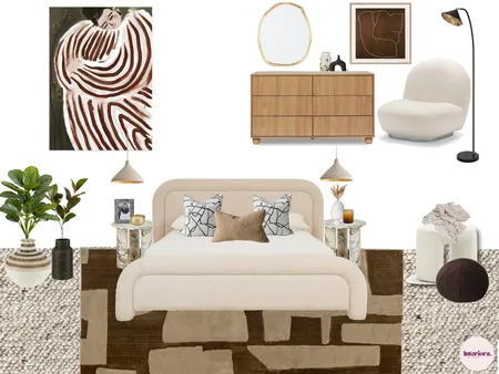 Modern Bedroom V2 Interior Design Mood Board by interiorsbyleesh@gmail.com on Style Sourcebook