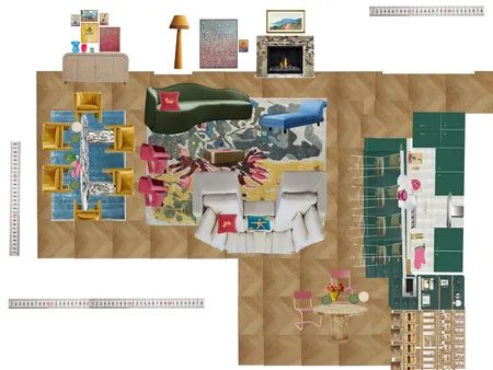 Great Room Space Planning Scale Interior Design Mood Board by dl2407 on Style Sourcebook