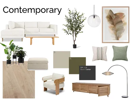 Contemporary living room mood board Interior Design Mood Board by MikaPit on Style Sourcebook