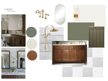 Bed 4 ensuite concept board Interior Design Mood Board by The Designers Project on Style Sourcebook