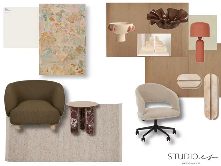Study Interior Design Mood Board by Studio es Design and Co. on Style Sourcebook
