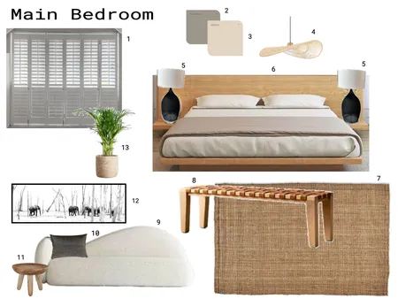 main bedroom Lakeview Interior Design Mood Board by PriscillaS on Style Sourcebook