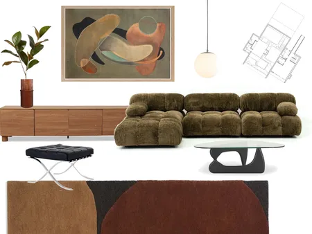 mid century to contemporary Interior Design Mood Board by ntocikova@gmail.com on Style Sourcebook