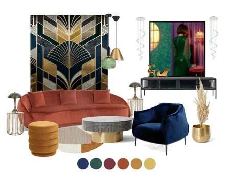 Art Deco Interior Design Mood Board by Laila wawa on Style Sourcebook