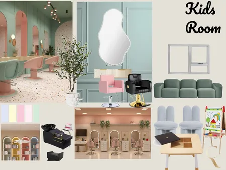 kids section salon Interior Design Mood Board by dimakatso on Style Sourcebook