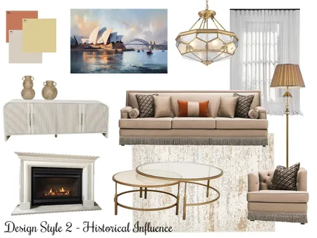 Historical Influence Interior Design Mood Board by rebecca.medlen08@gmail.com on Style Sourcebook