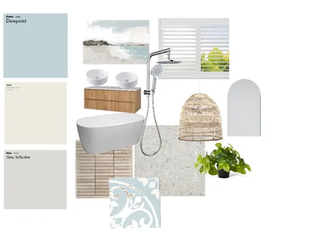 coastal bathroom sample board Interior Design Mood Board by donnellamerrett@yahoo.com.au on Style Sourcebook