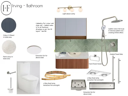 Bathroom Selections Interior Design Mood Board by Ivy + Finch Design on Style Sourcebook