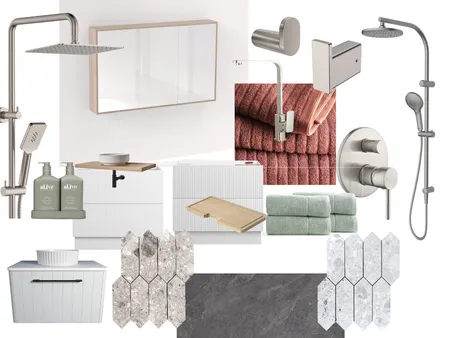 Bathroom Reno Interior Design Mood Board by Halls on Style Sourcebook