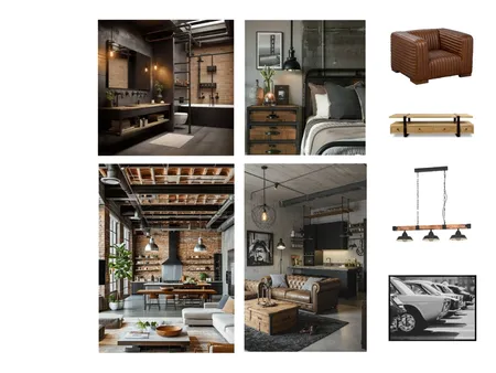 Industrial design-style mood board Interior Design Mood Board by AugustoR on Style Sourcebook