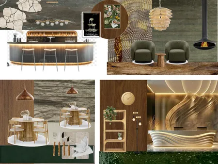 Restaurant hotel moodboard Interior Design Mood Board by carlijnx on Style Sourcebook