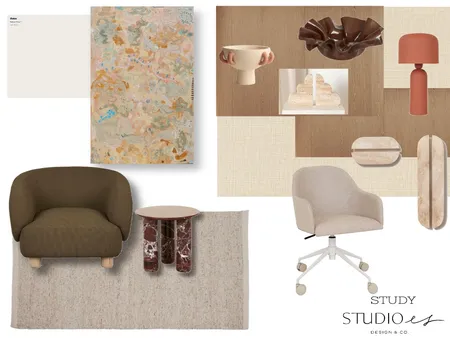 Study Interior Design Mood Board by Studio es Design and Co. on Style Sourcebook
