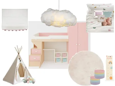 DISEÑO NIÑA 5 AÑOS n cama Interior Design Mood Board by Studiohomeluxury on Style Sourcebook
