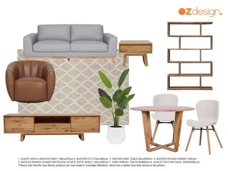 Donna Margetts - Living & Dining Interior Design Mood Board by Oz Design on Style Sourcebook