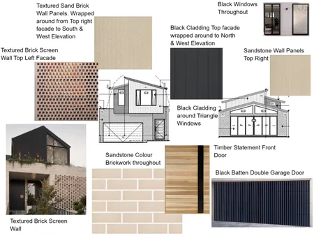Mark Sandstone House Interior Design Mood Board by staged design on Style Sourcebook