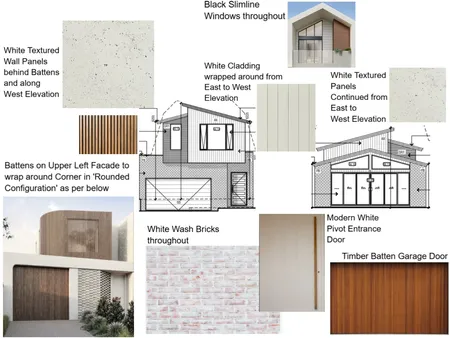 Mark White House Interior Design Mood Board by staged design on Style Sourcebook