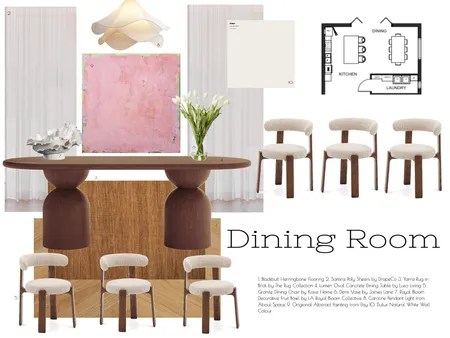 Dining Room Sample Board Interior Design Mood Board by Faith Christine on Style Sourcebook
