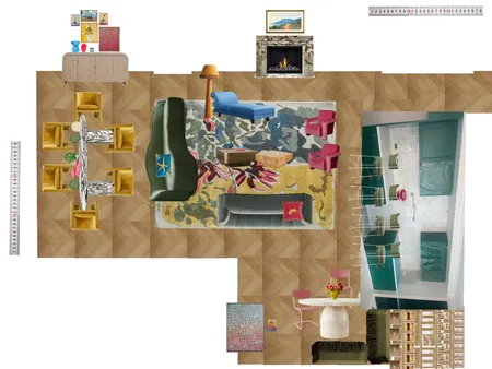 Great Room Space Planning Scale Interior Design Mood Board by dl2407 on Style Sourcebook