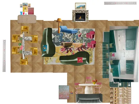Great Room Space Planning Scale Interior Design Mood Board by dl2407 on Style Sourcebook