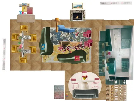 Great Room Space Planning Scale Interior Design Mood Board by dl2407 on Style Sourcebook