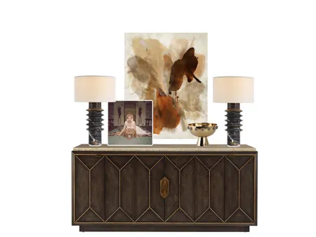 Lexington Console with Uttermost Lamps Interior Design Mood Board by Jessica on Style Sourcebook
