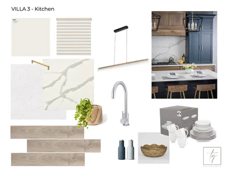 Villa 3 Kitchen Interior Design Mood Board by Tanya Gumbie Design Studio on Style Sourcebook